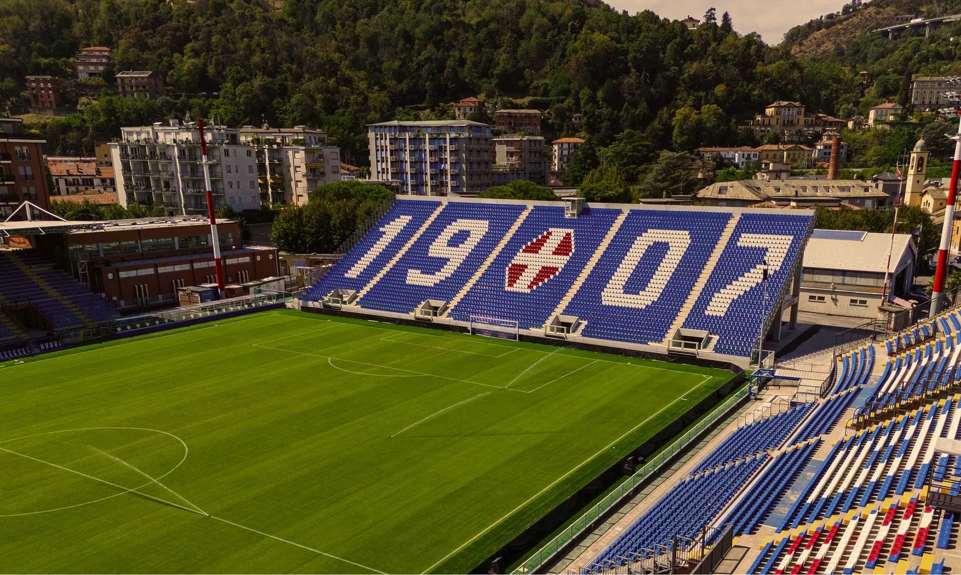 Stadio Giuseppe Sinigaglia aerial view